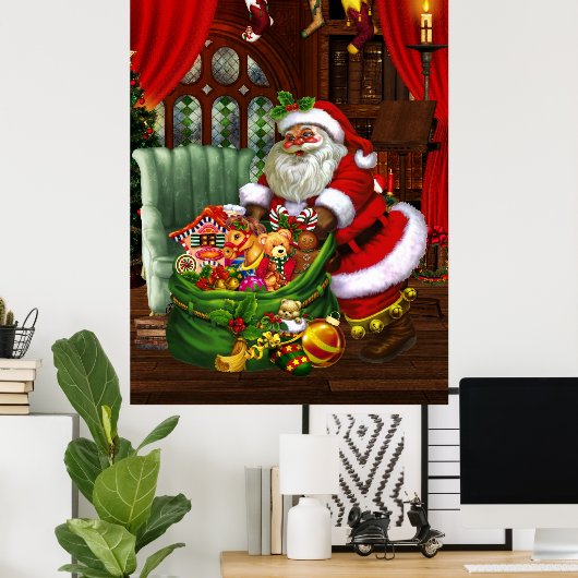 Santa Claus. Poster (Thuiskantoor)