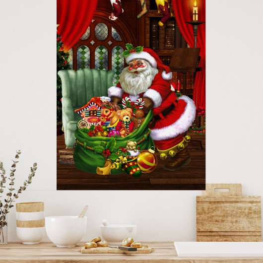 Santa Claus. Poster (Keuken)