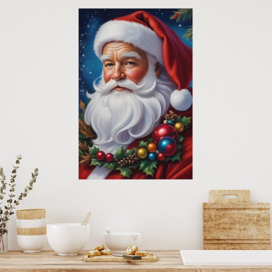 Santa Claus Poster (Keuken)