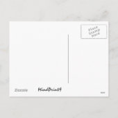 Santa Claus Postoffice Feestdagenkaart (Achterkant)