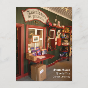 Santa Claus Postoffice Feestdagenkaart
