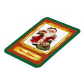 Santa Claus Premium Magnet Magneet (Linkerzijde)