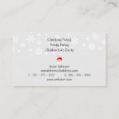 Santa Claus Professional Visitekaartje (Achterkant)