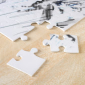 santa claus puzzel legpuzzel (Zijkant)