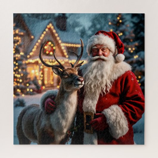 Santa Claus Puzzle Legpuzzel (Verticaal)