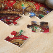 Santa Claus Puzzle Legpuzzel (Zijkant)