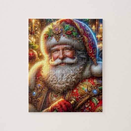 Santa Claus Puzzle Legpuzzel (Verticaal)