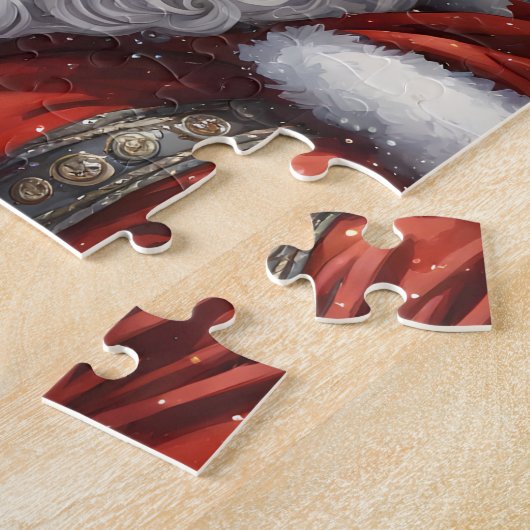 Santa Claus Puzzle Legpuzzel (Zijkant)