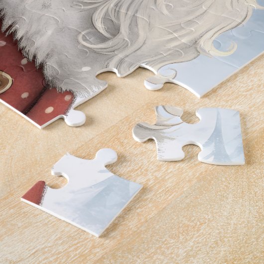 Santa Claus Puzzle Legpuzzel (Zijkant)