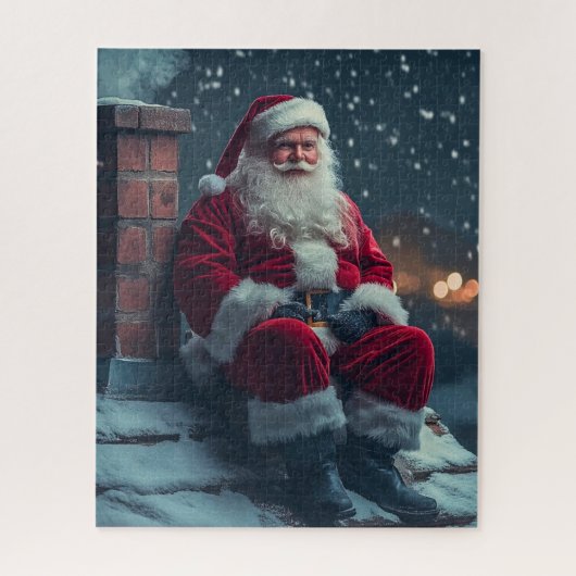 Santa Claus Puzzle Legpuzzel (Verticaal)