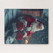 Santa Claus Puzzle Legpuzzel (Horizontaal)