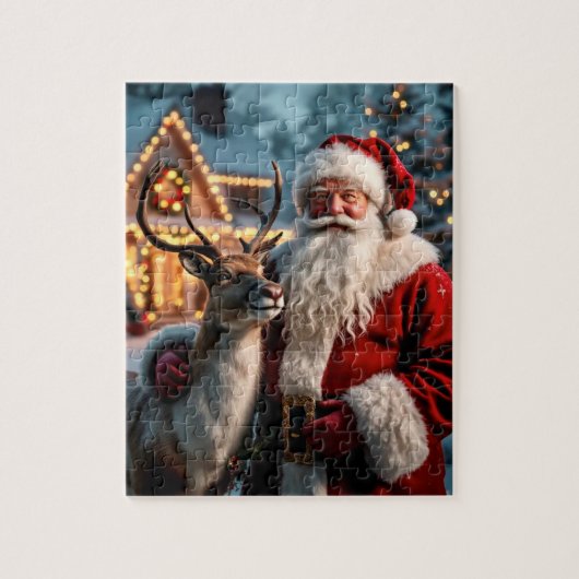 Santa Claus Puzzle Legpuzzel (Verticaal)