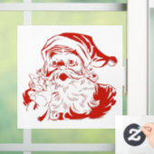 Santa Claus Raamsticker (Huis)