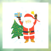 Santa Claus Raamsticker (Vel 3)