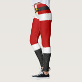 Santa Claus Red kerstkostuum Leggings (Links)