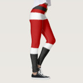 Santa Claus Red kerstkostuum Leggings (Rechts)