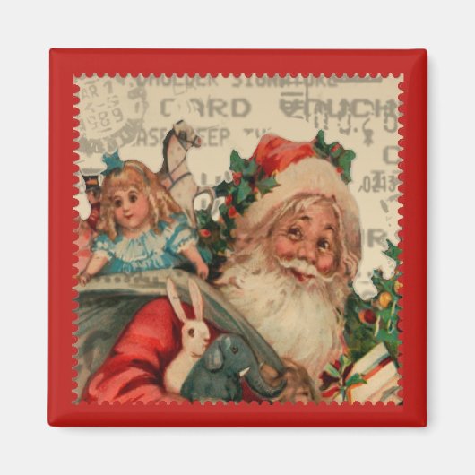 Santa Claus Refridgerator Magnet (Voorkant)