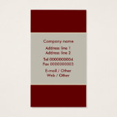 Santa Claus Rendier Sleigh cadeau label Visitekaartje (Achterkant)