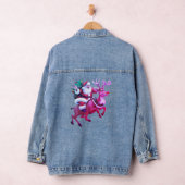 Santa Claus Rendier Vrouwen Denim Jas Denim Jacket (Hangar)