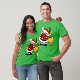 Santa Claus & renrendier Face Mask Pals mas, ZSD T-shirt