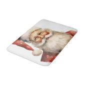 Santa Claus Retro Christmas Badmat (Gekanteld)