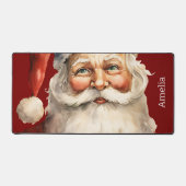 Santa Claus Retro Christmas Bureaumat (Voorkant)