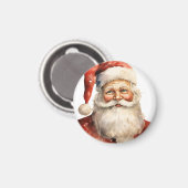 Santa Claus Retro Christmas Magneet (Voorkant / Achterkant)