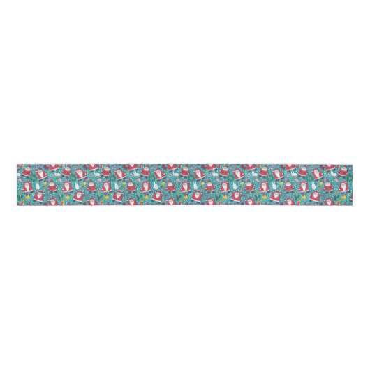 Santa Claus Ribbon Grosgrain Lint (Voorkant)