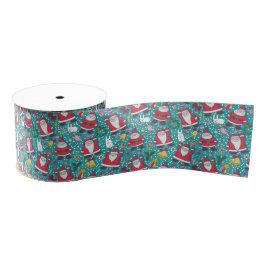 Santa Claus Ribbon Grosgrain Lint