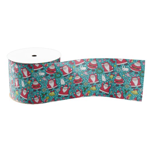 Santa Claus Ribbon Grosgrain Lint (Spoel)