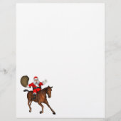Santa Claus Riding A Brown Horse (Voorkant)