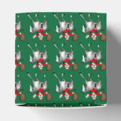 Santa Claus Riding A Grey Horse Bedankdoosjes (Bovenkant)