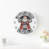 Santa Claus riding a motorcycle Grote Klok (Huis)