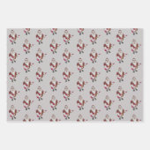 Santa Claus Rock Inpakpapier Vel (Voorkant 3)