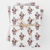 Santa Claus Rock Inpakpapier Vel (In situ)