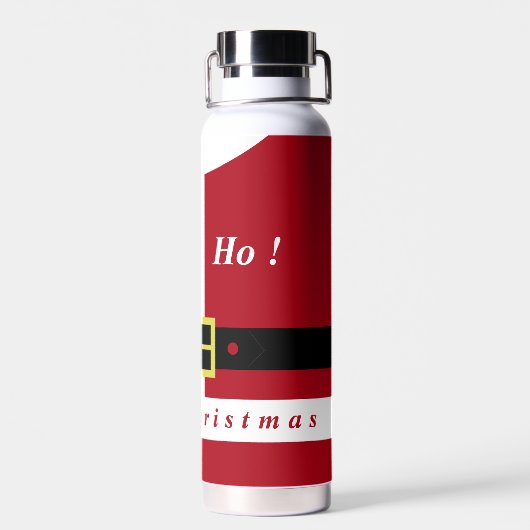 Santa Claus Roestvrij staal Waterfles (Achterkant)