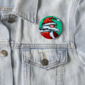 Santa Claus Ronde Button 5,7 Cm (In situ)