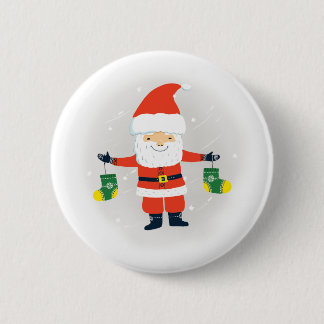Santa Claus Ronde Button 5,7 Cm