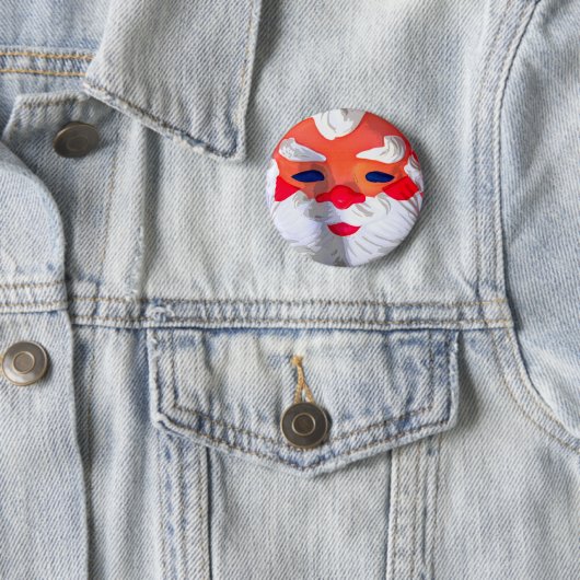 Santa Claus Ronde Button 5,7 Cm (In situ)