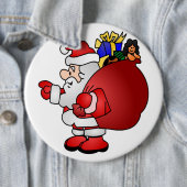 SANTA CLAUS RONDE BUTTON 6,0 CM (In situ)