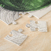 Santa Claus Rosy Cheeks Holding Candy Cane Jigsee Legpuzzel (Zijkant)