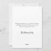 Santa Claus Roze Kerstmis Feestdagenkaart (Achterkant)