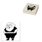 Santa Claus Rubberstempel (Gestempeld)