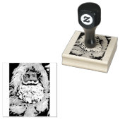 Santa Claus Rubberstempel (Gestempeld)