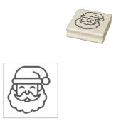 Santa Claus Rubberstempel (Gestempeld)