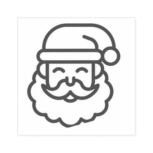 Santa Claus Rubberstempel (Afrduk)