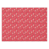 Santa Claus Rudolph en kerstbomen Tafelkleed (Voorkant (Horizontaal))