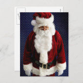 Santa Claus Sad Feestdagenkaart (Voorkant / Achterkant)