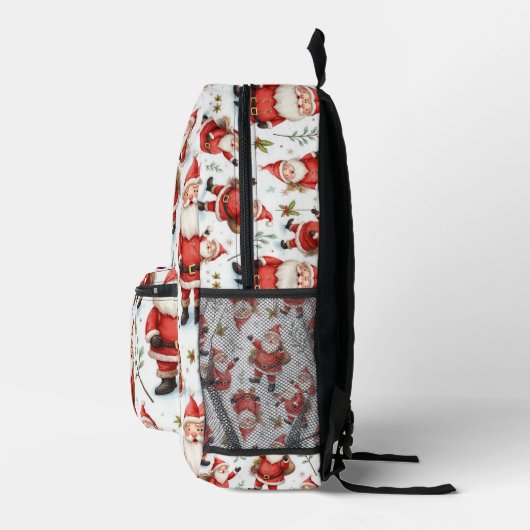 Santa Claus Sak 1 Bedrukte Rugzak (Rechts)