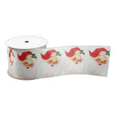 Santa Claus Satijnen Lint (Spoel)